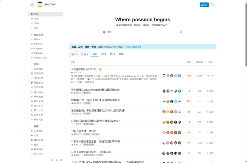 文件:LINUX DO 网站首页.png